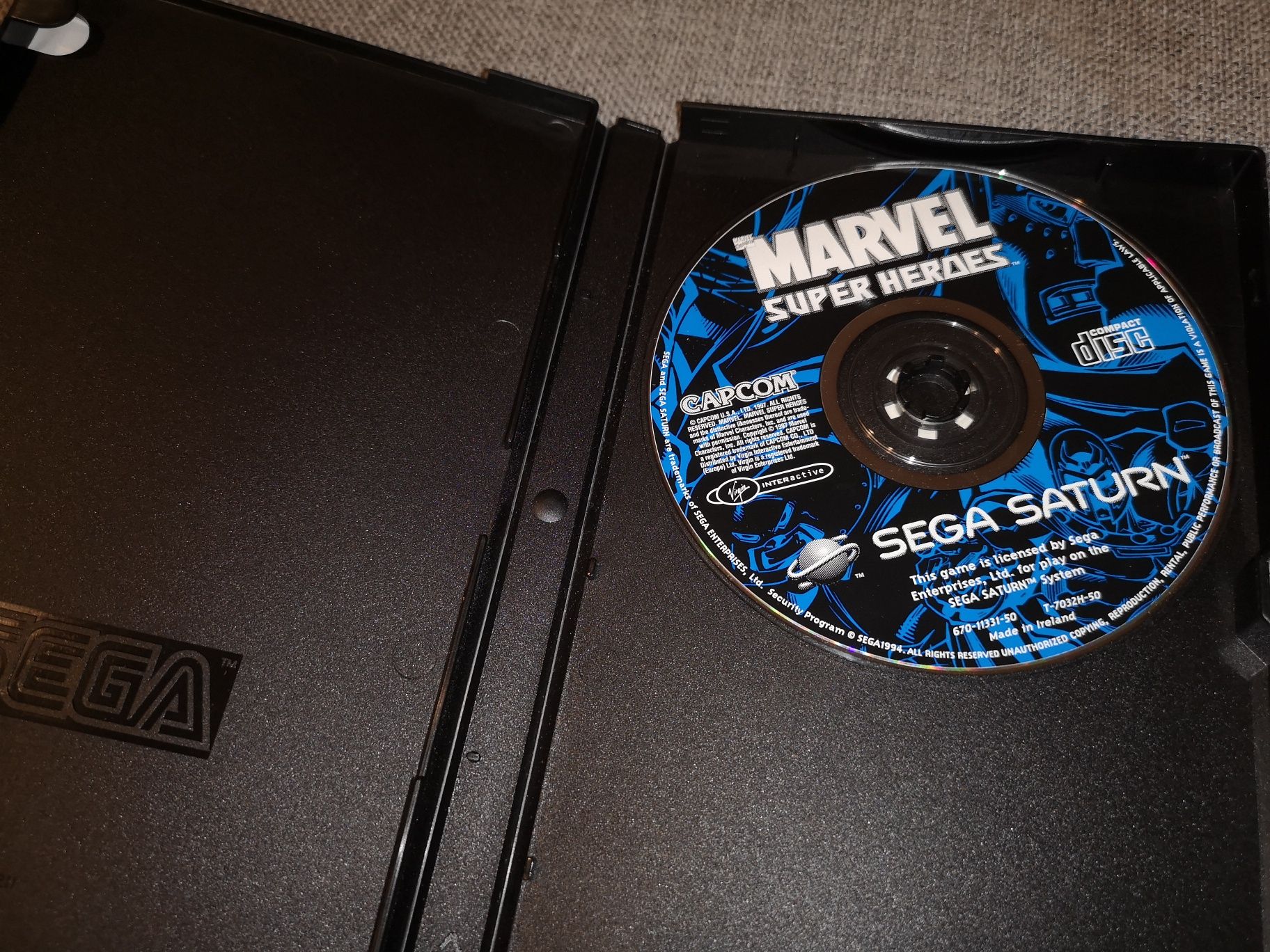 Marvel Super Hero SEGA SATURN gra ANG (płyta 9/10) BIAŁY KRUK sklep