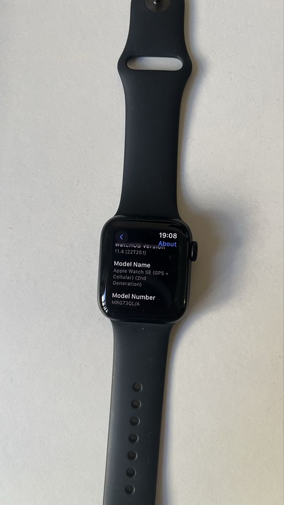 Apple Watch SE 2 (2ª geração) – 40 mm, GPS + Cellular, Cor Preto