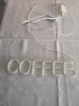 Neon café luz coffe