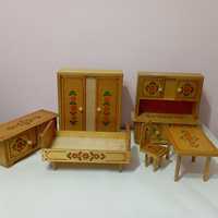 Старовинні меблі для ляльки дерево 60-і роки іграшка СССР