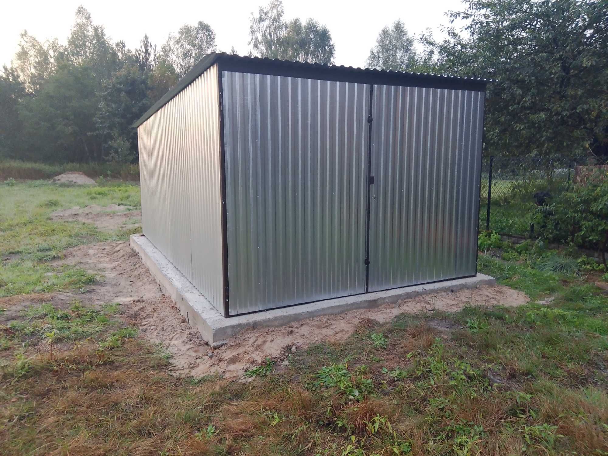 Garaż blaszany 3x5 Na Budowe