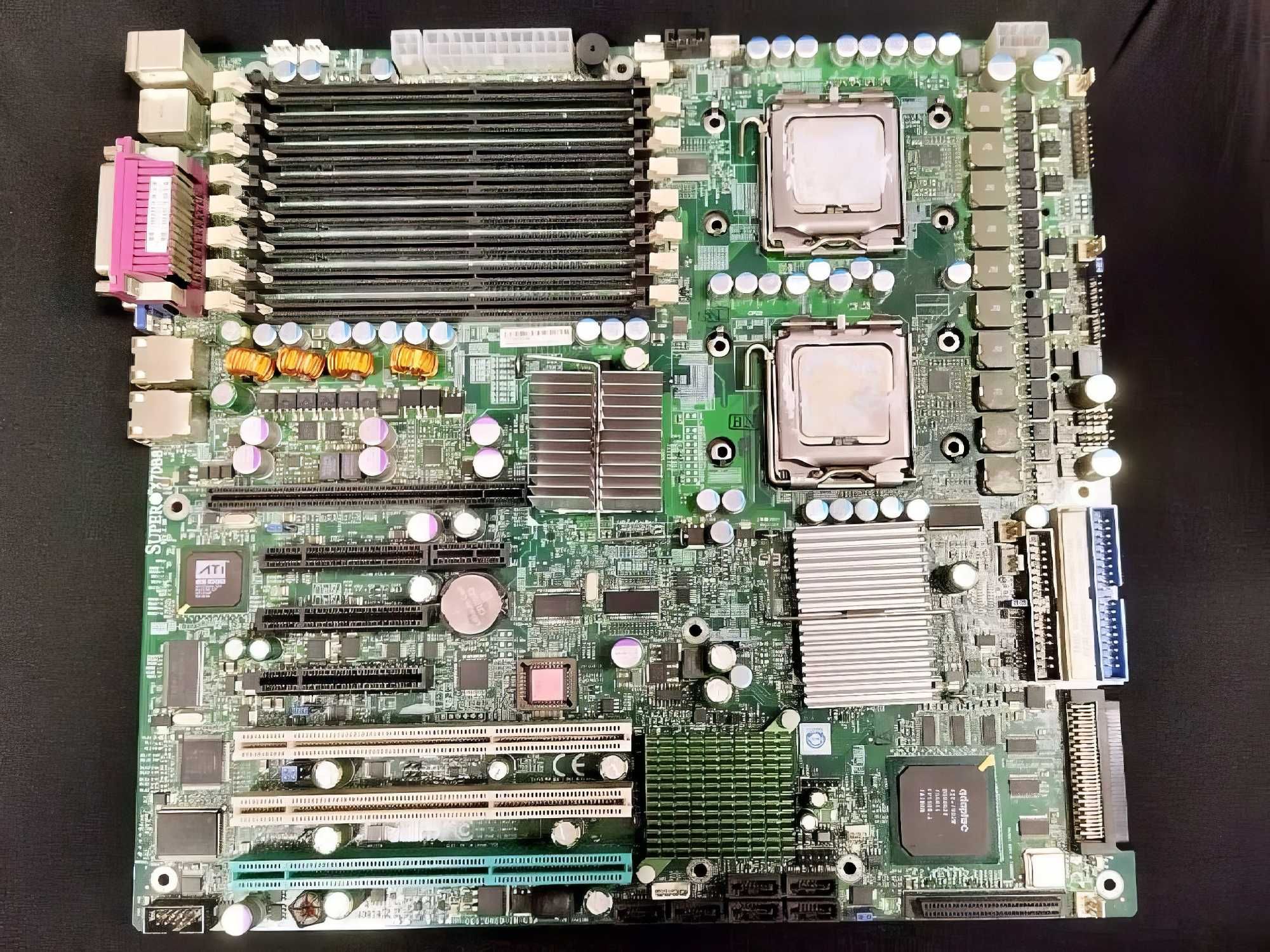 Материнська плата  SuperMicro X7DB8 з 2xXeon 5050