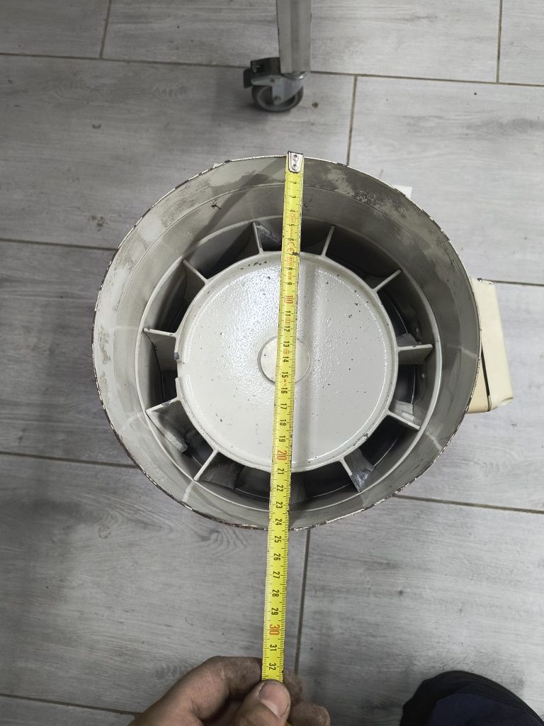 Wentylator 24cm bocznikowy kanałowy tunelowy kominowy wyciąg odciag