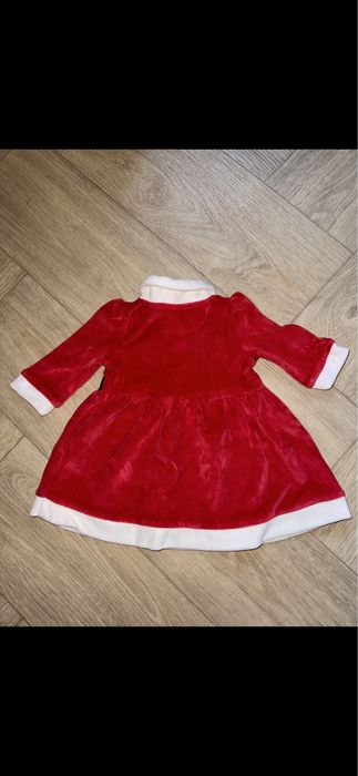 Сукня 0-3 міс новонароджені червона новорічна