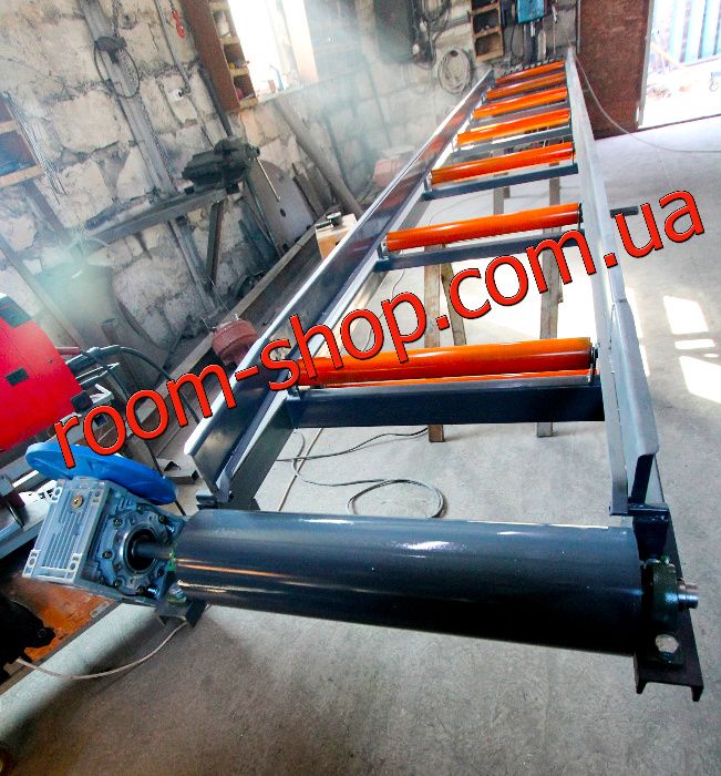 Ленточный конвейер, транспортер, желобчатые, прямые, погрузчик