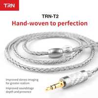 ⇒ TRN T2 - это 16-и жильный кабель с серебряным покрытием! KZ, CCA,TRN