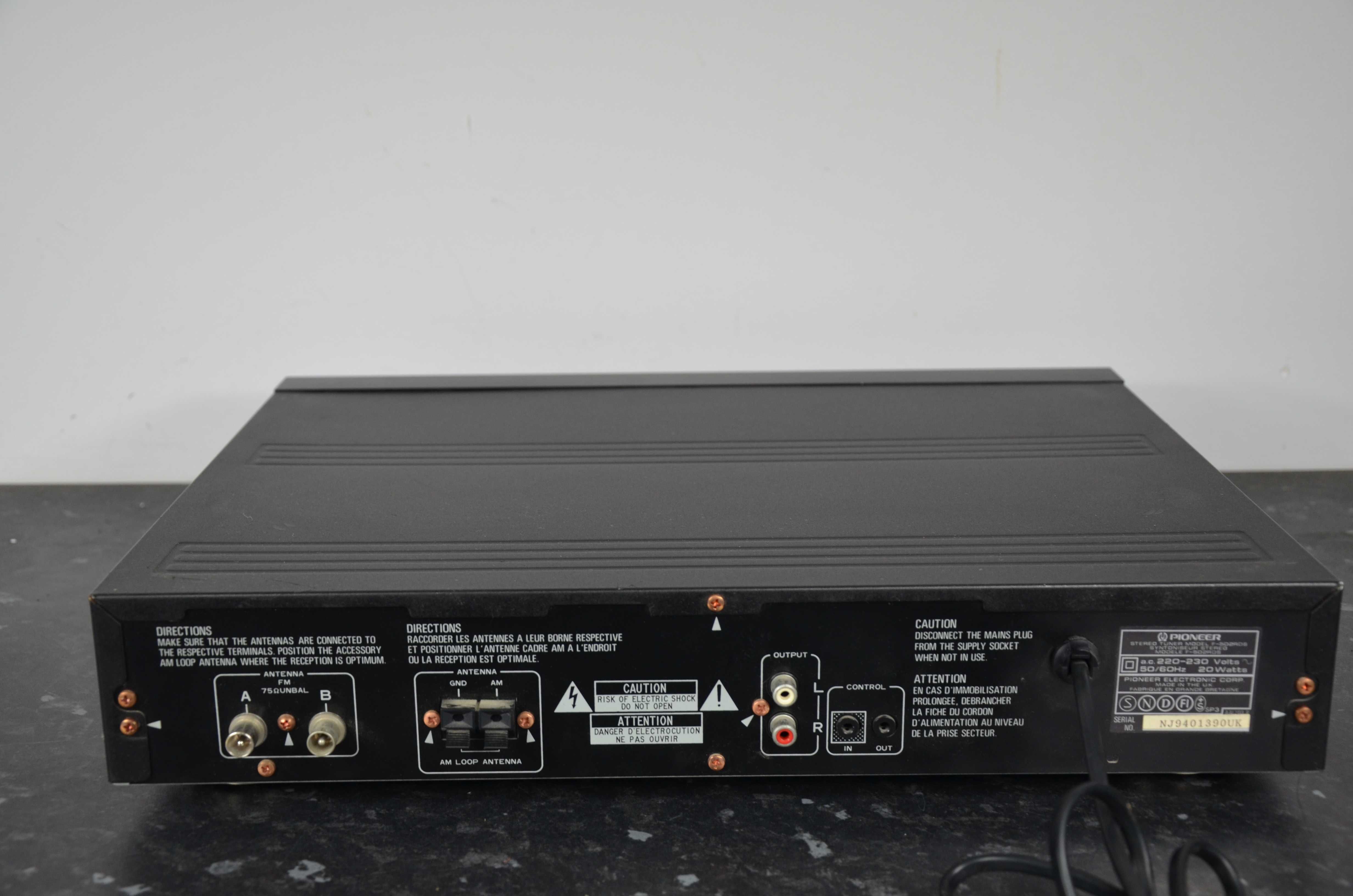 Tuner radiowy cyfrowy Pioneer F-502RDS Okazja Japan