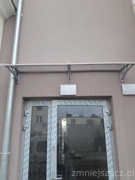 Daszek nad drzwi zadaszenie