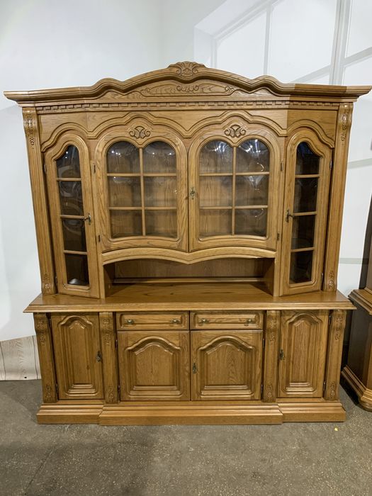 Кухня дубова бу, з Німеччини, вітрина, сервант