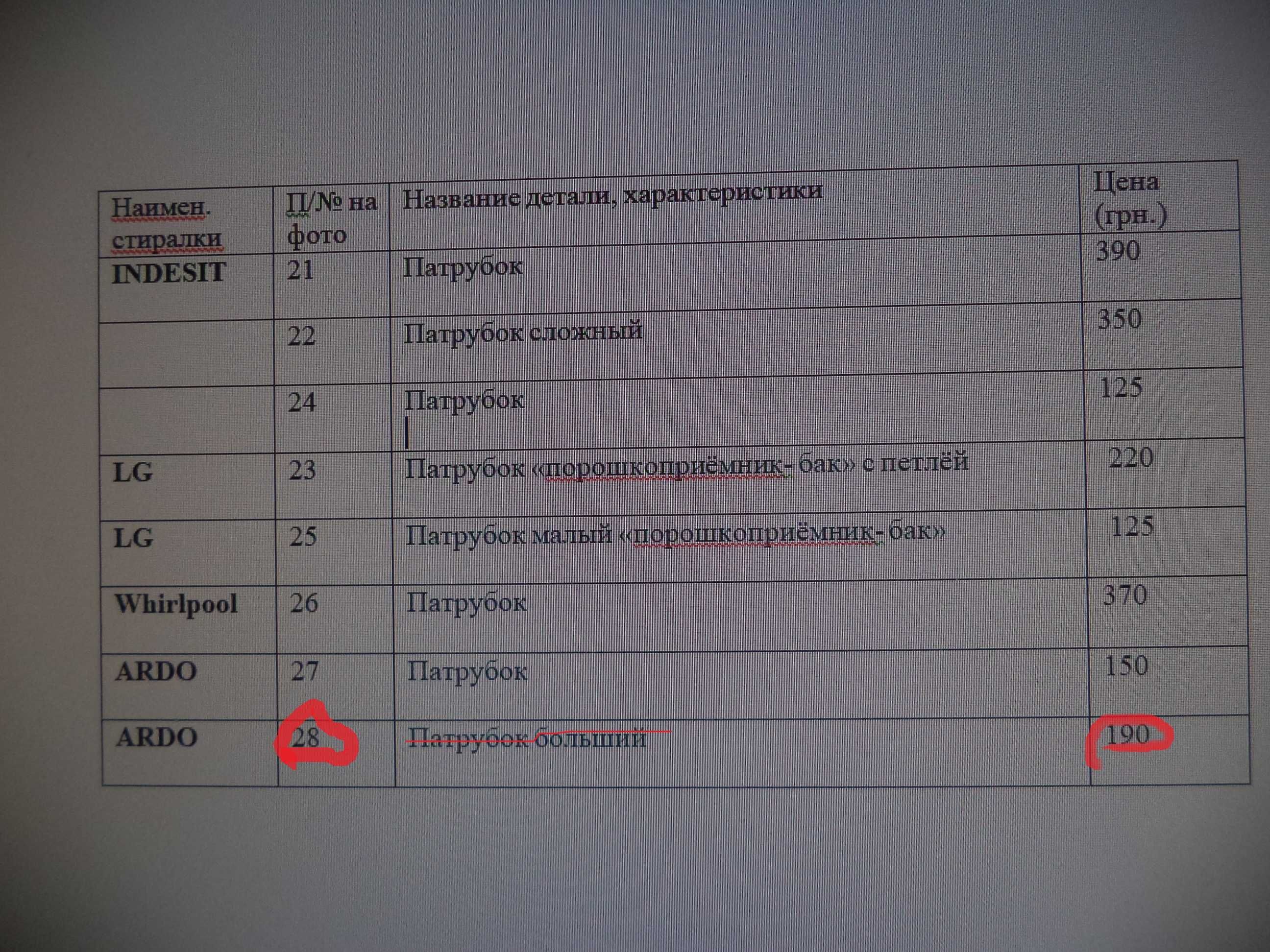 Патрубок стиральной машины