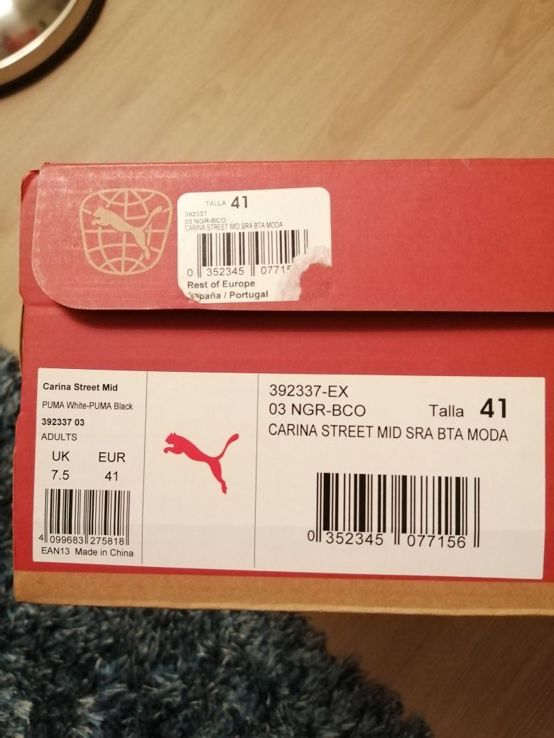 Vendo ténis bota puma carina street