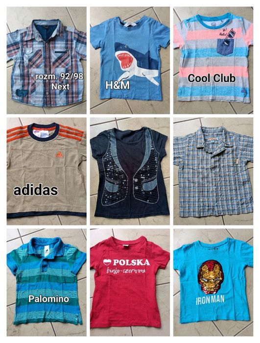 Zestaw koszulek na lato dla chłopca rozm. 98