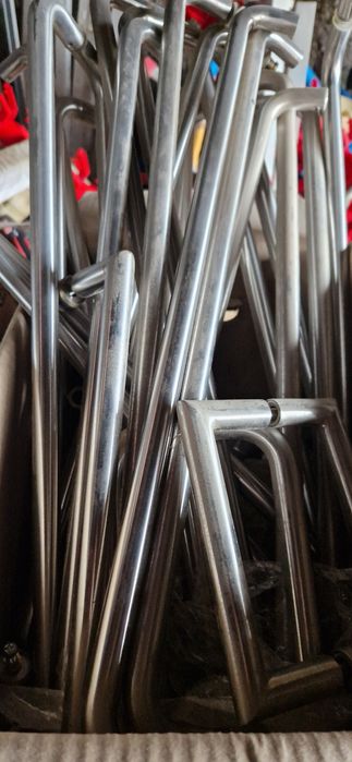 Puxadores de inox
