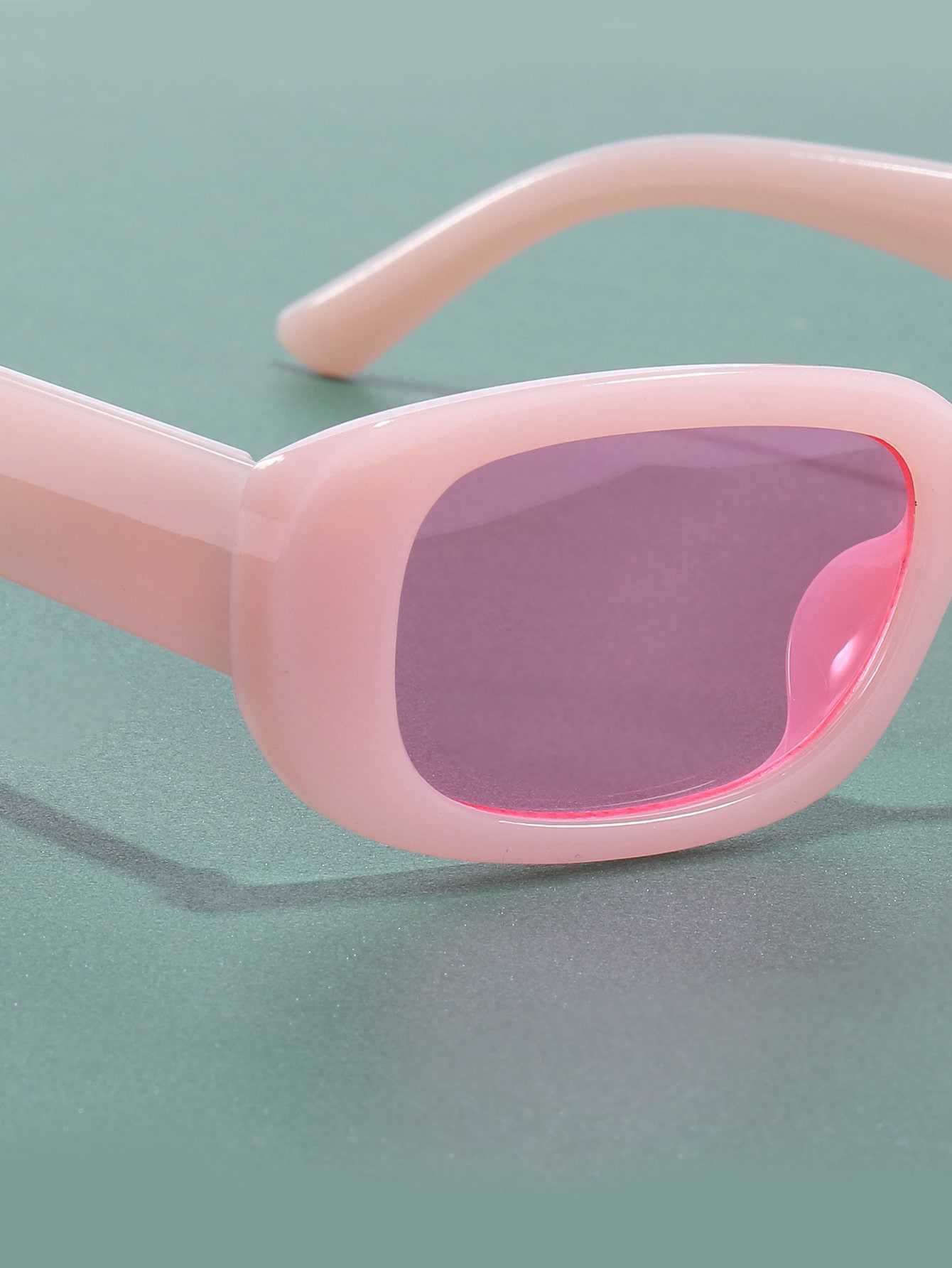Okulary Przeciwsłoneczne Różowe Retro Y2k