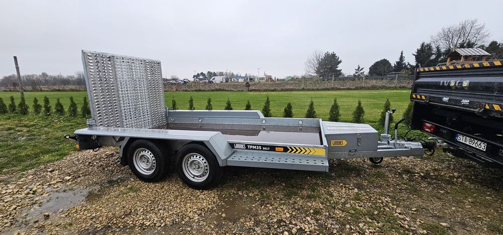 Laweta, przyczepa budowlana pod minikoparke lorries tpm35 3617