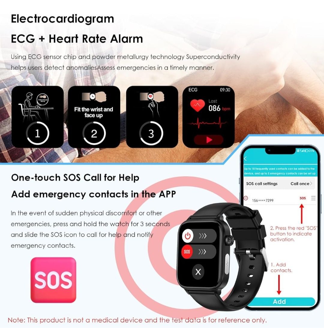 Marsyu ET570 Inteligentny zegarek Smartwatch