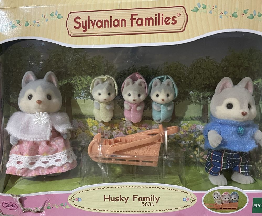 Набір Sylvanian Families Сім´я Хаски Calico Critters Husky Family