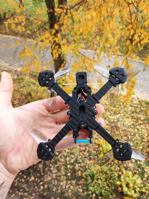 FPV дрон, 3 дюйма, квадрокоптер, walksnail, dji, o4, аналог, цифра