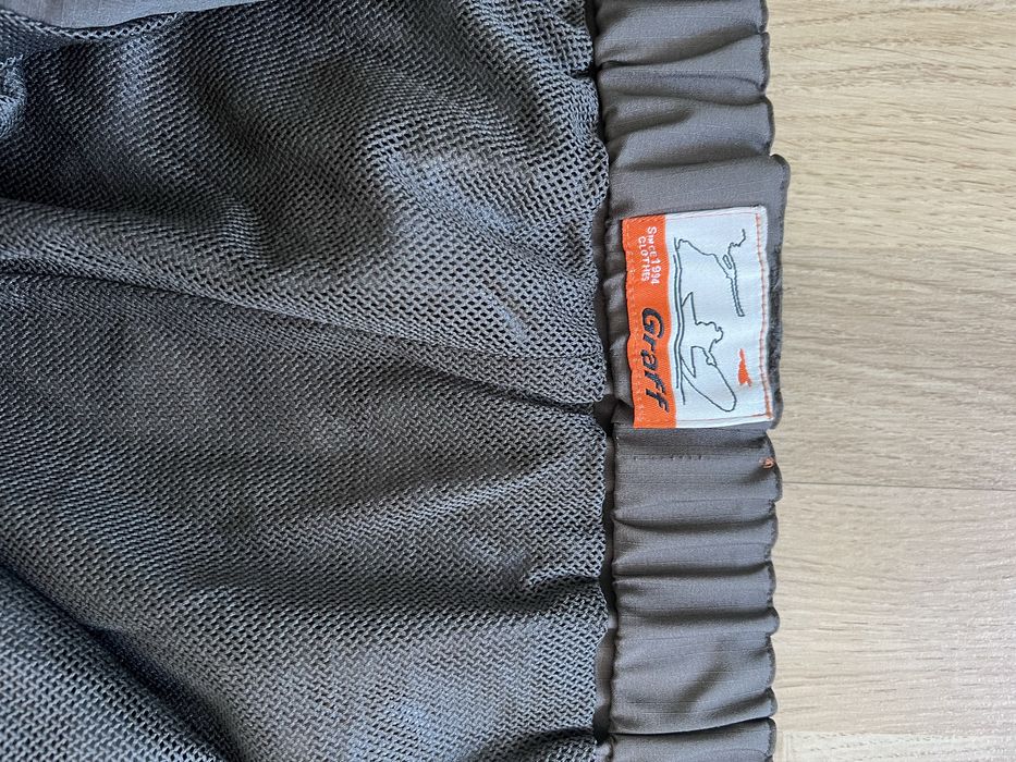 Kurtka spodnie graff dla wedkarza lub mysliwego