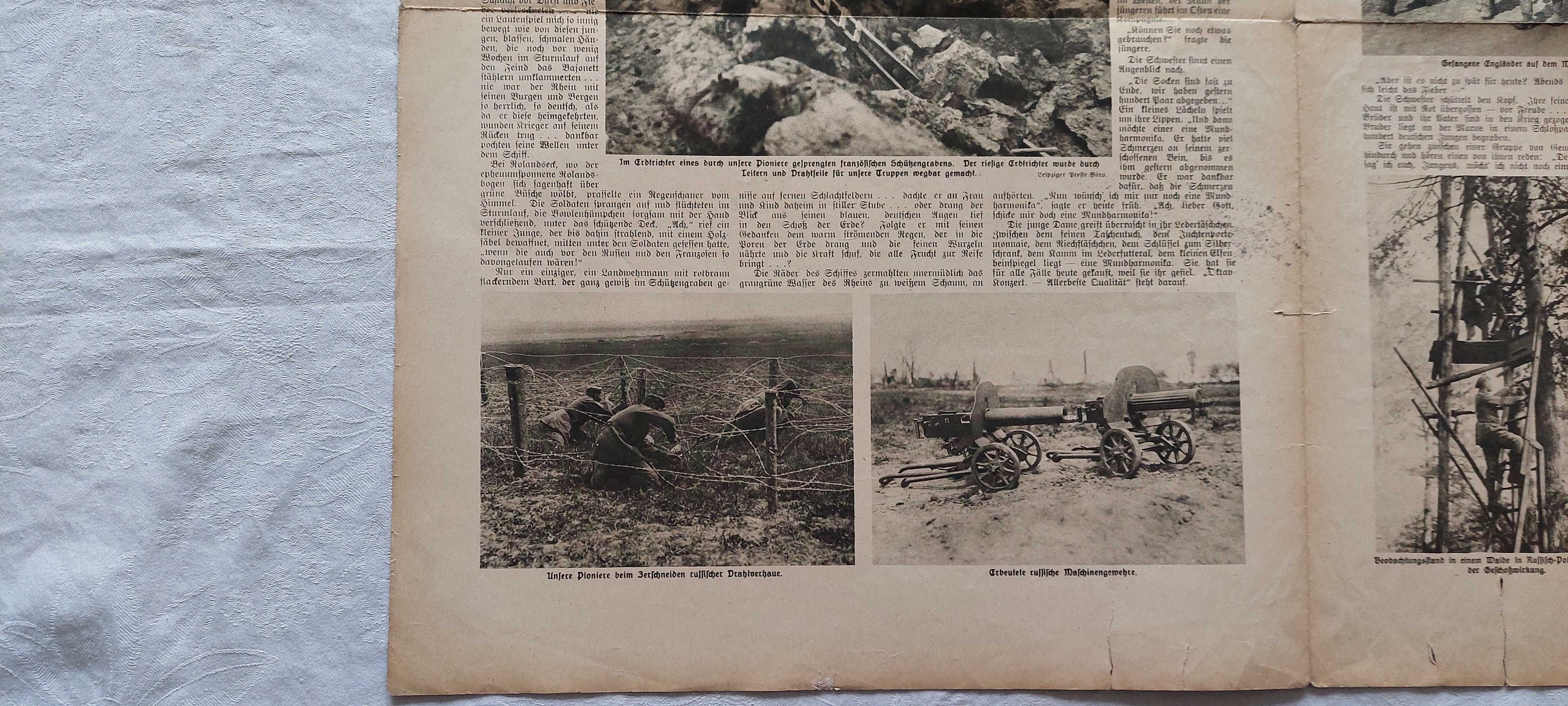 Kriegsbilder (nr 25,31) 1915-pruska gazeta wojenna