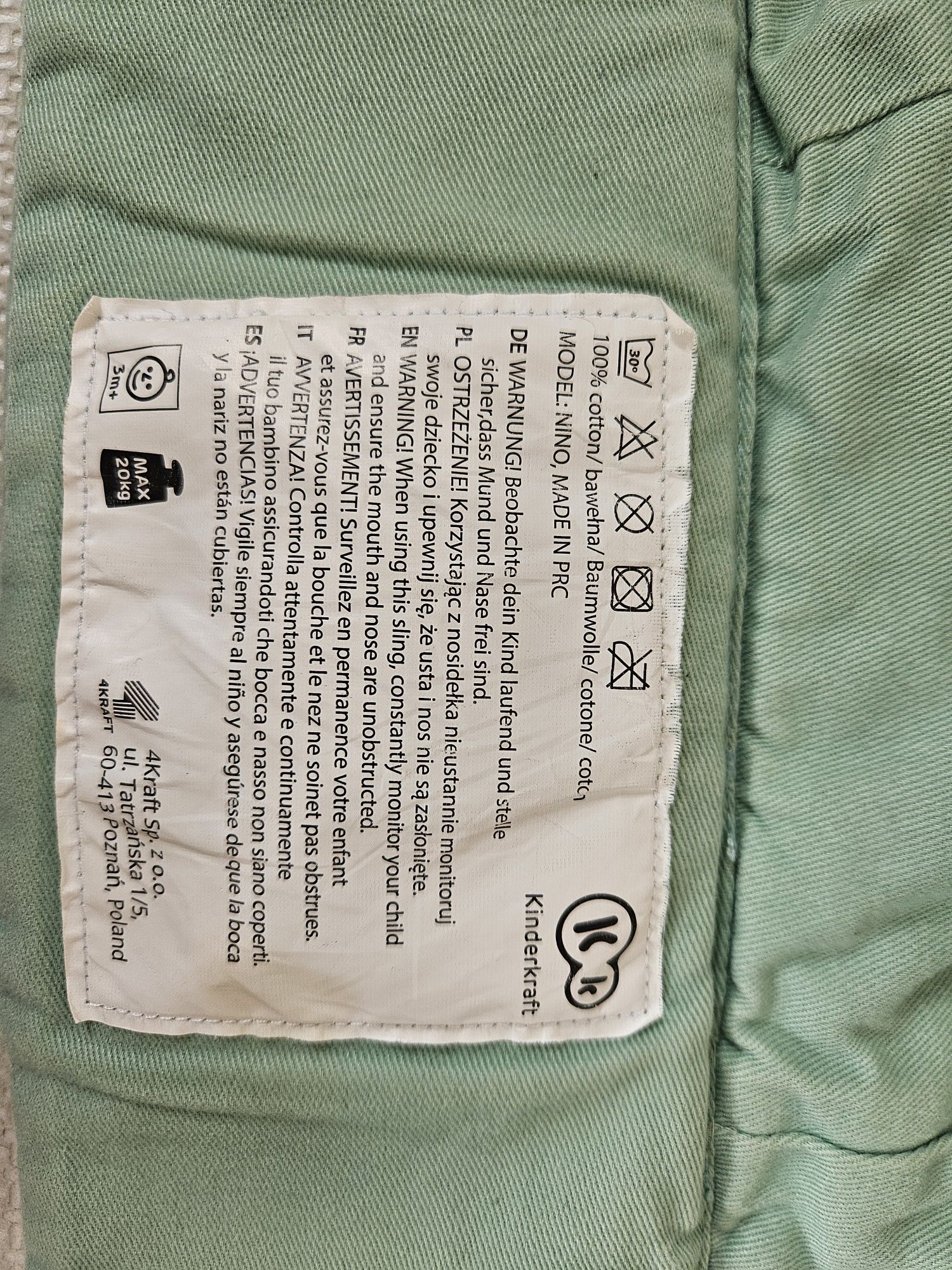 Nosidło ergonomiczne kinderkraft