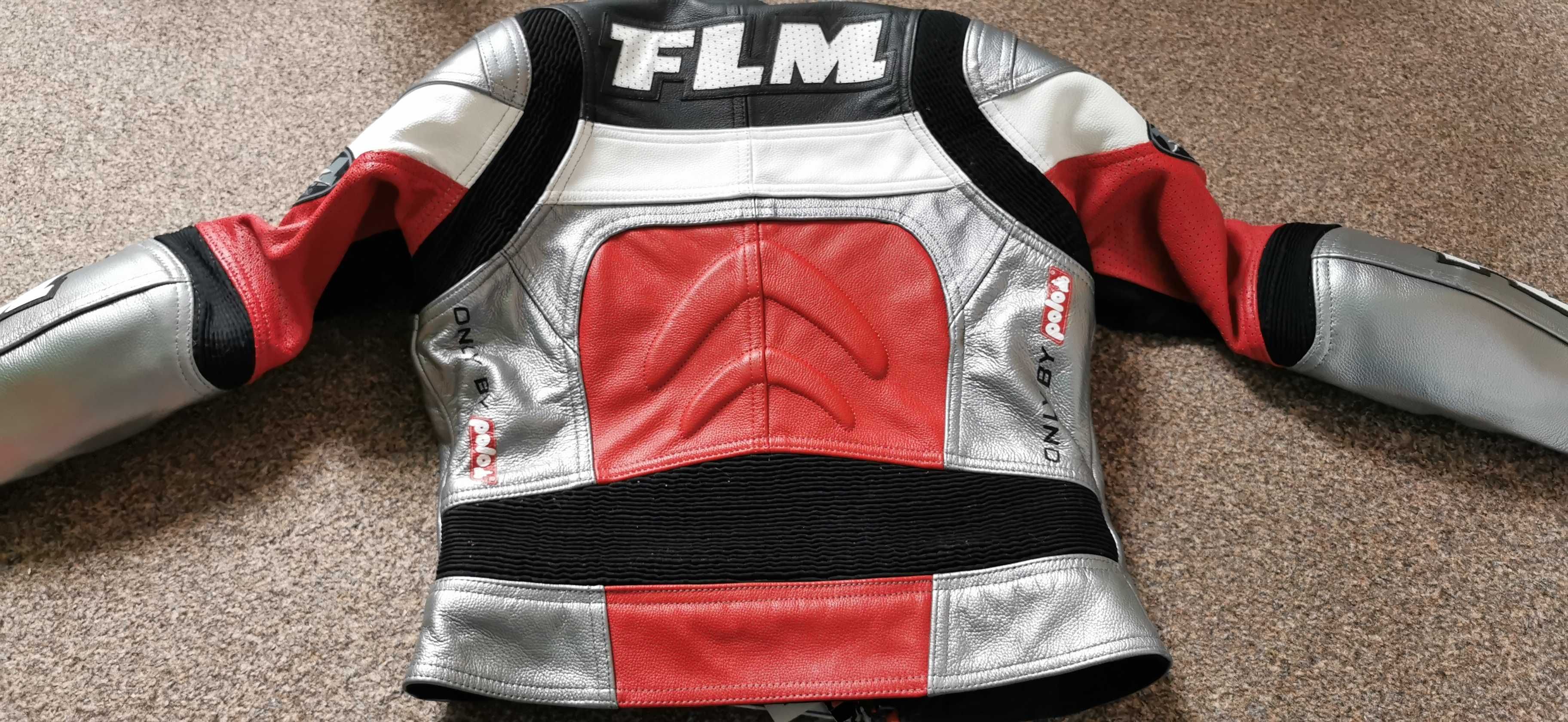 Kurtka motocyklowa skórzana FLM damska rozm. 36