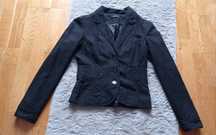 Vero Moda czarna lniana marynarka, żakiet r. 36