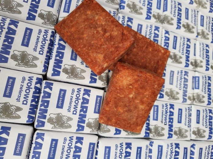 100% wołowina Karma wołowa dla psa 28 kg BARF