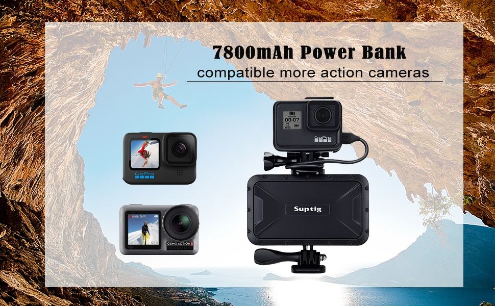 Кріплення на тіло Gopro Hero та водонепроникний аккумулятор