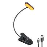 Lampka Nocna Glocusent Usb-C Z Klipsem Do Czytania Timer 650Mah
