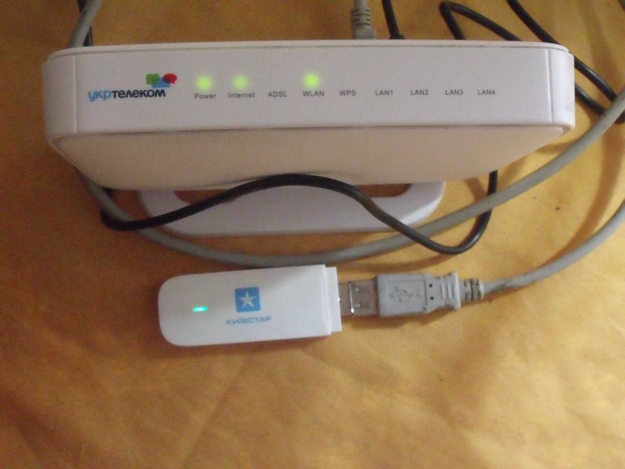 Роутер для 3G 4G модемов Asus DSL-N14U (Huawei) USB ADSL Wi-Fi LAN WAN