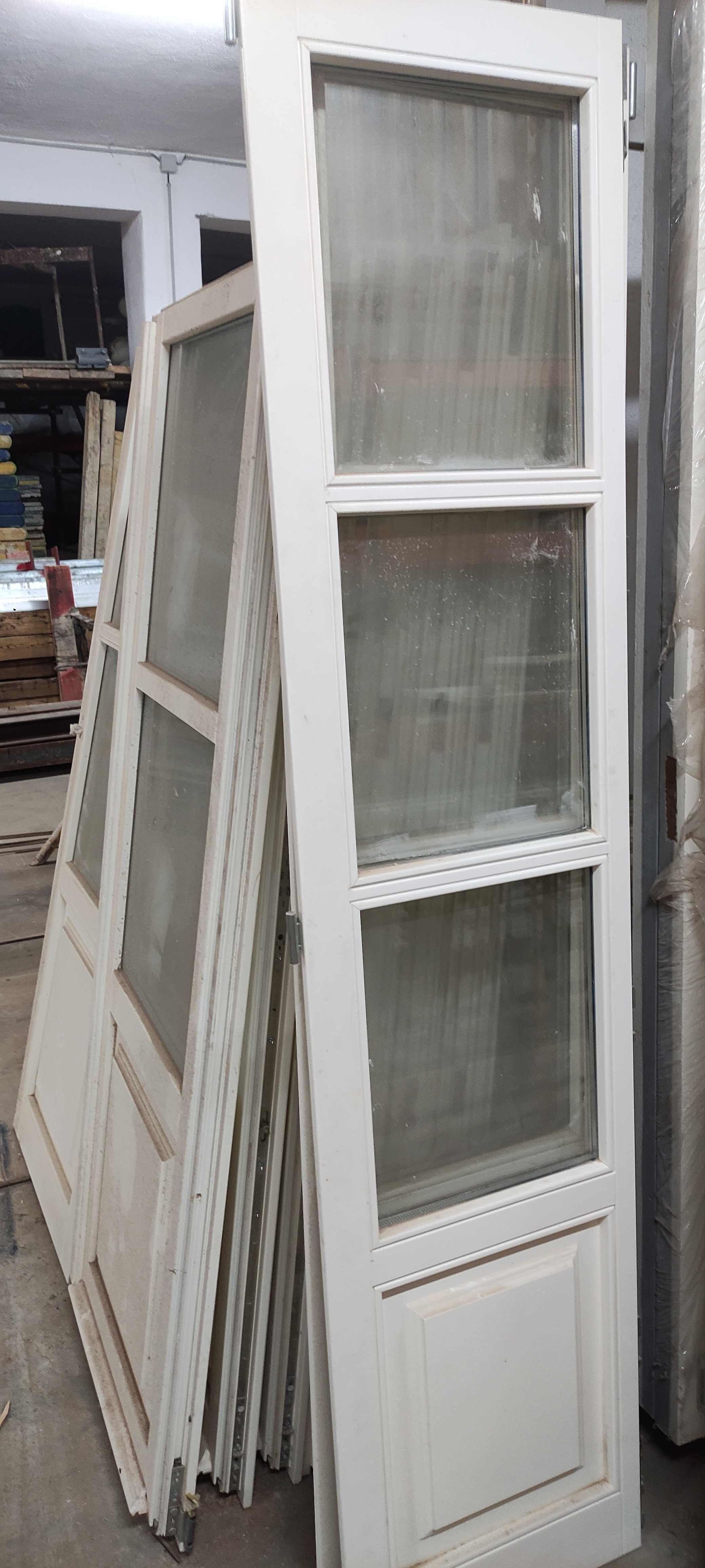 Portas de madeira exterior com vidro duplo