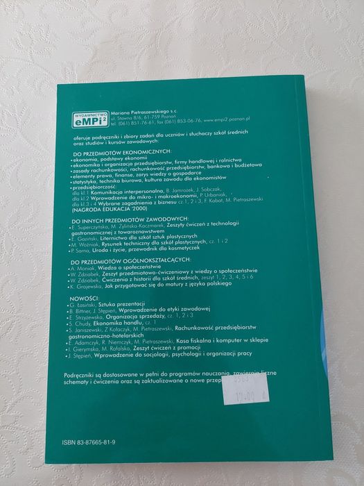 Zarys wiedzy o gospodarce. Marian Pietraszewski