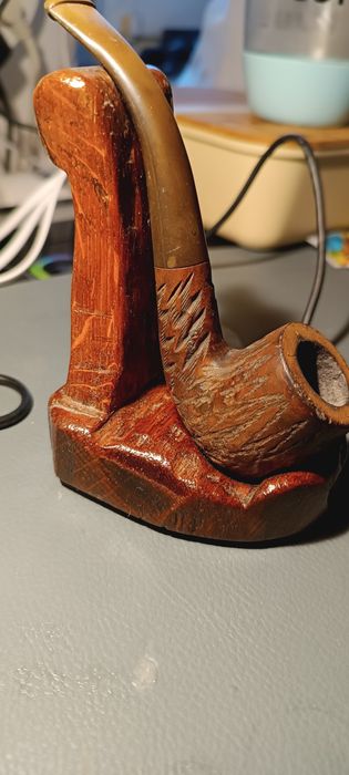 Stara fajka drewniana