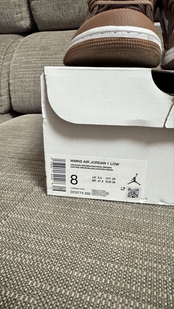 Nike Jordan 1 Low Archaed Brown