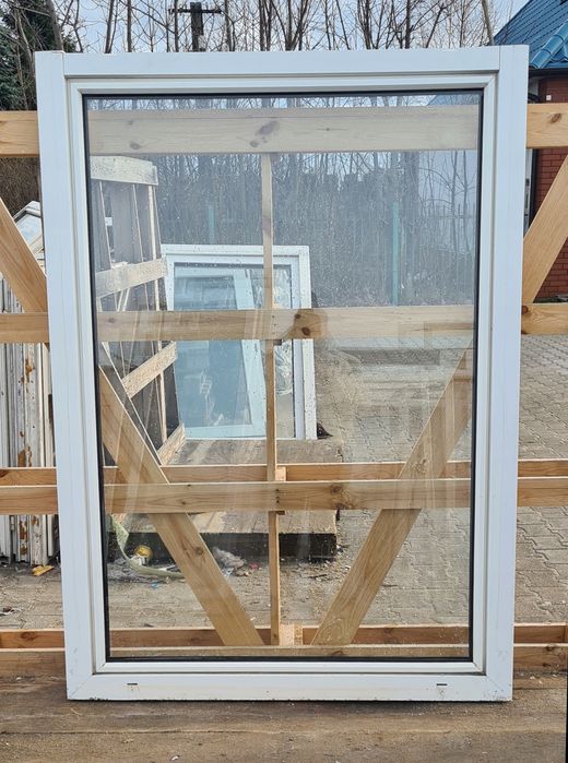 OKNA KacprzaK OKNO PCV 124X170 Używane Plastikowe  Lider Okna OLX