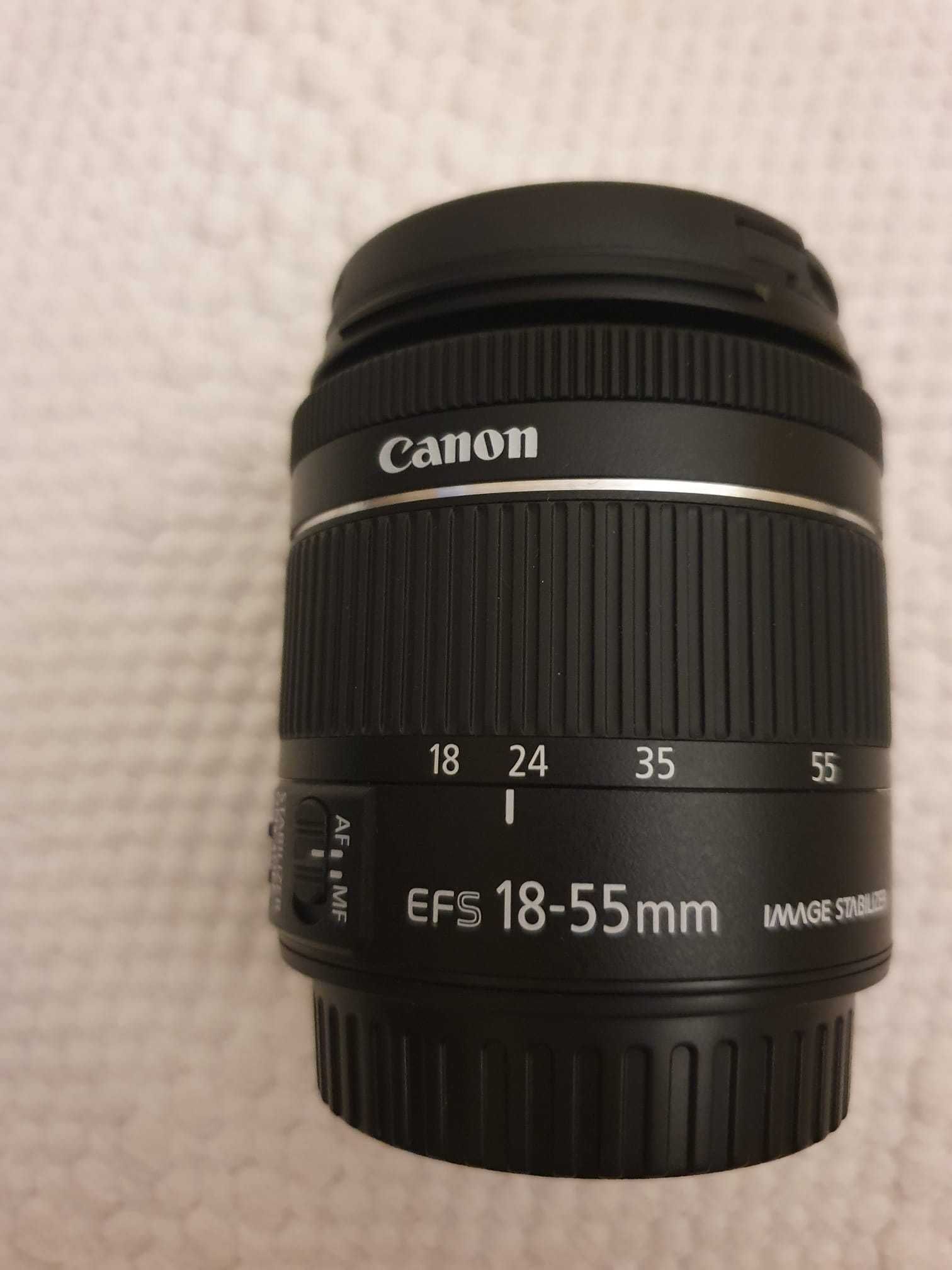 Câmara Fotográfica Canon Reflex+objetivas Sigma 18-200mm e EFS 18-55mm
