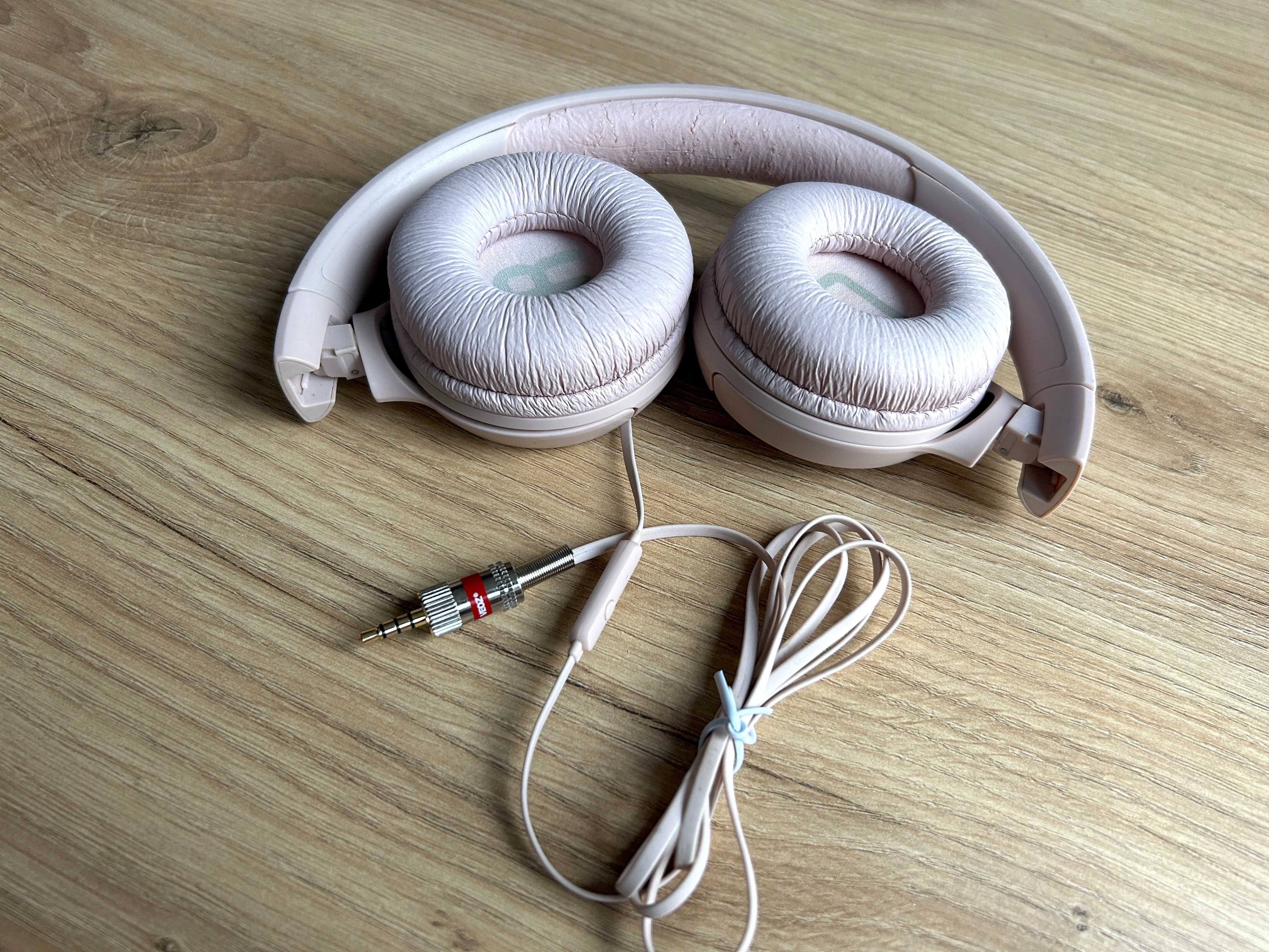 Oryginalne Słuchawki Nauszne Z Mikrofonem Jbl Tune 500 Pure Bass