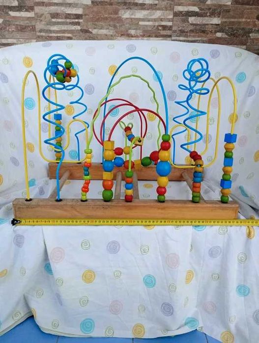 Labirinto / montanha-russa de contas enorme / gigante / grande