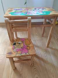 Stolik dla dziecka i krzesełko