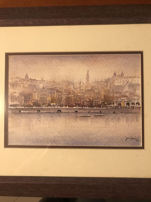 Lote de 12 aguarelas