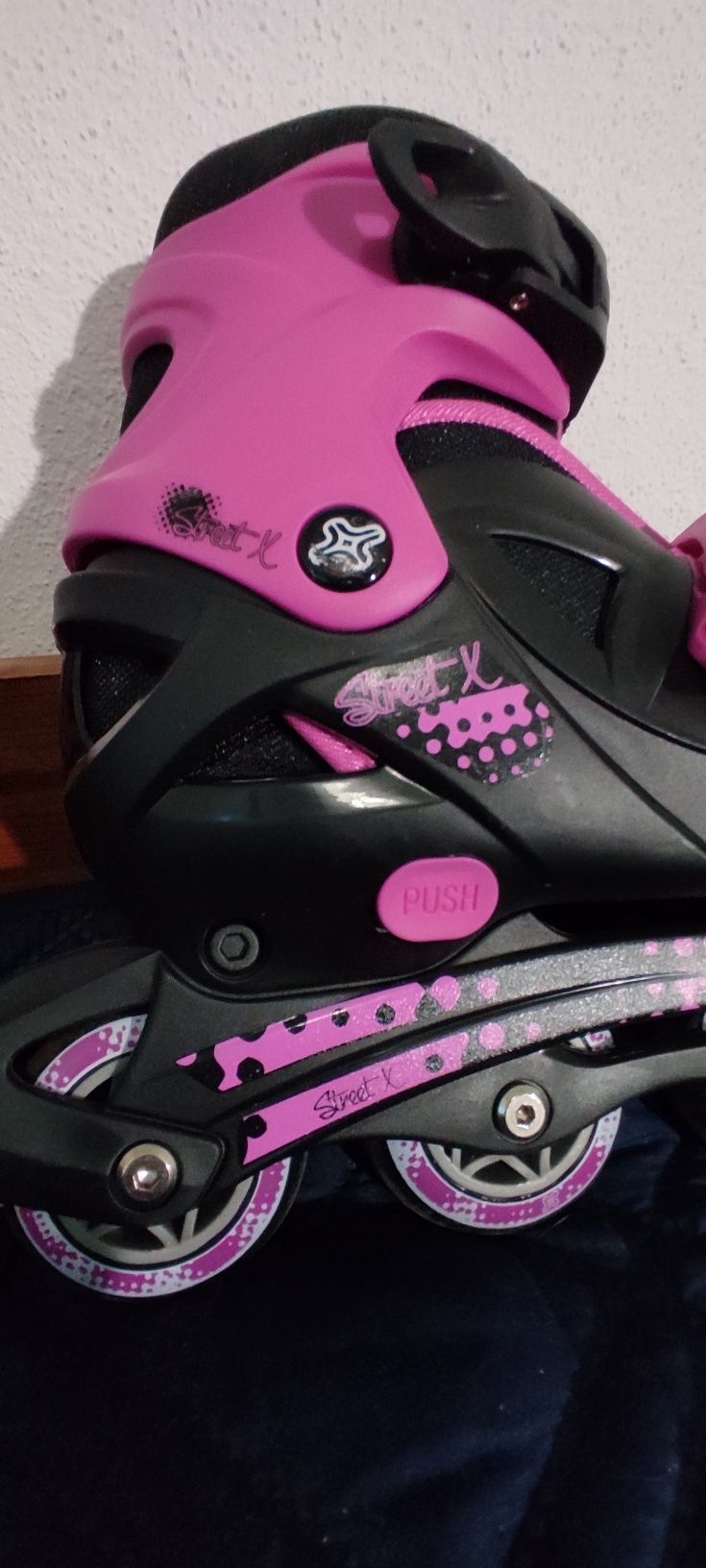 Patins em linha (+ proteções)