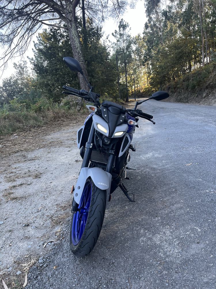 Yamaha mt 125 Azul, ano 2021. Execelente estado + Suporte de tele