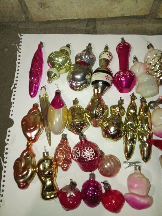 Новогодние ёлочные игрушки СССР