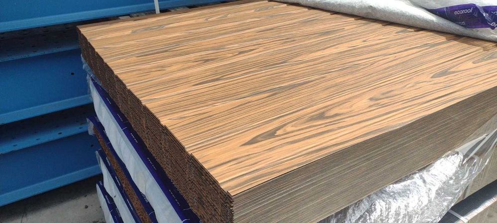 Blacha trapezowa 2 gatunek - imitacja drewna - niski trapez TBD-7