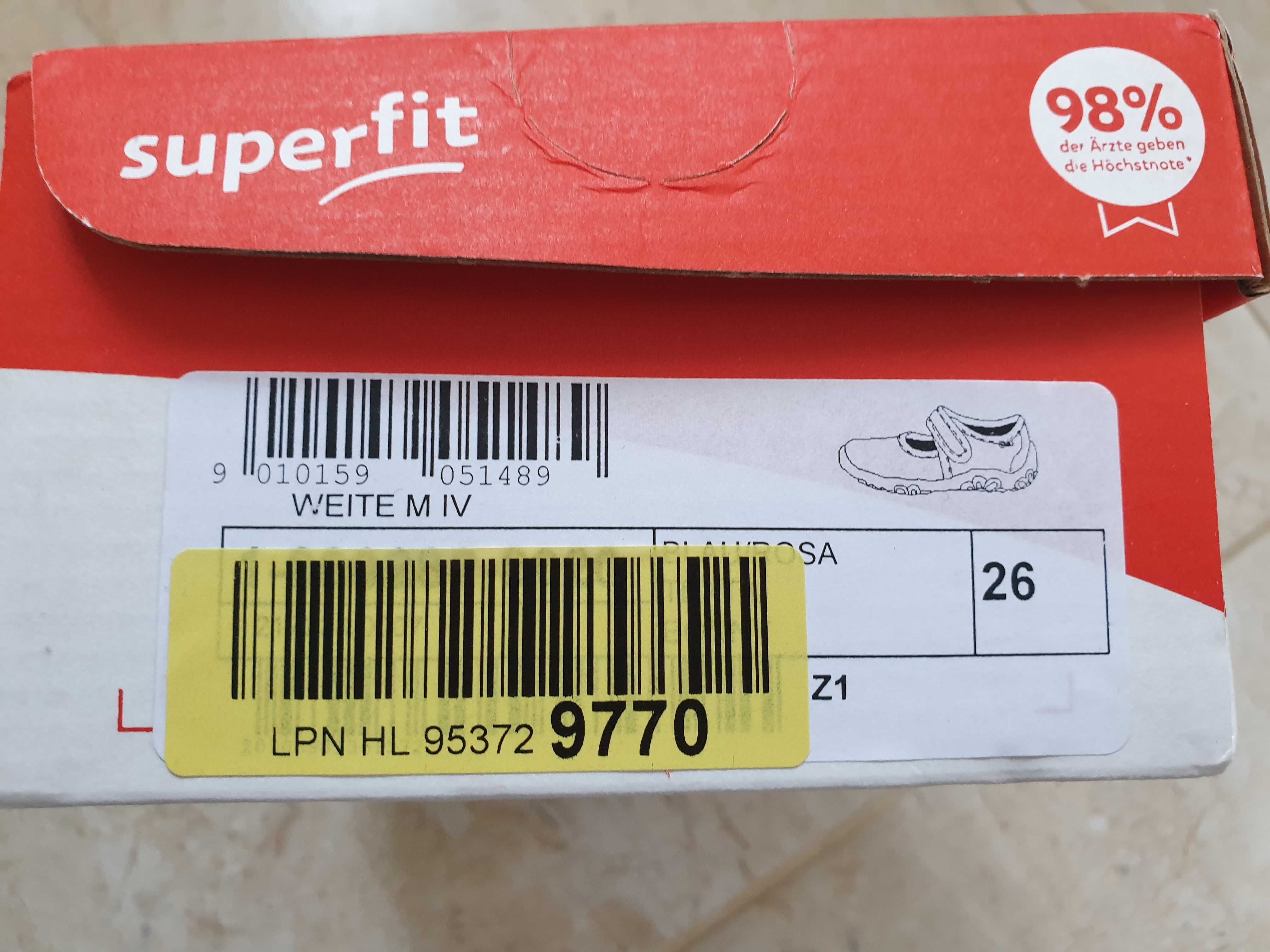 Kapcie superfit 26