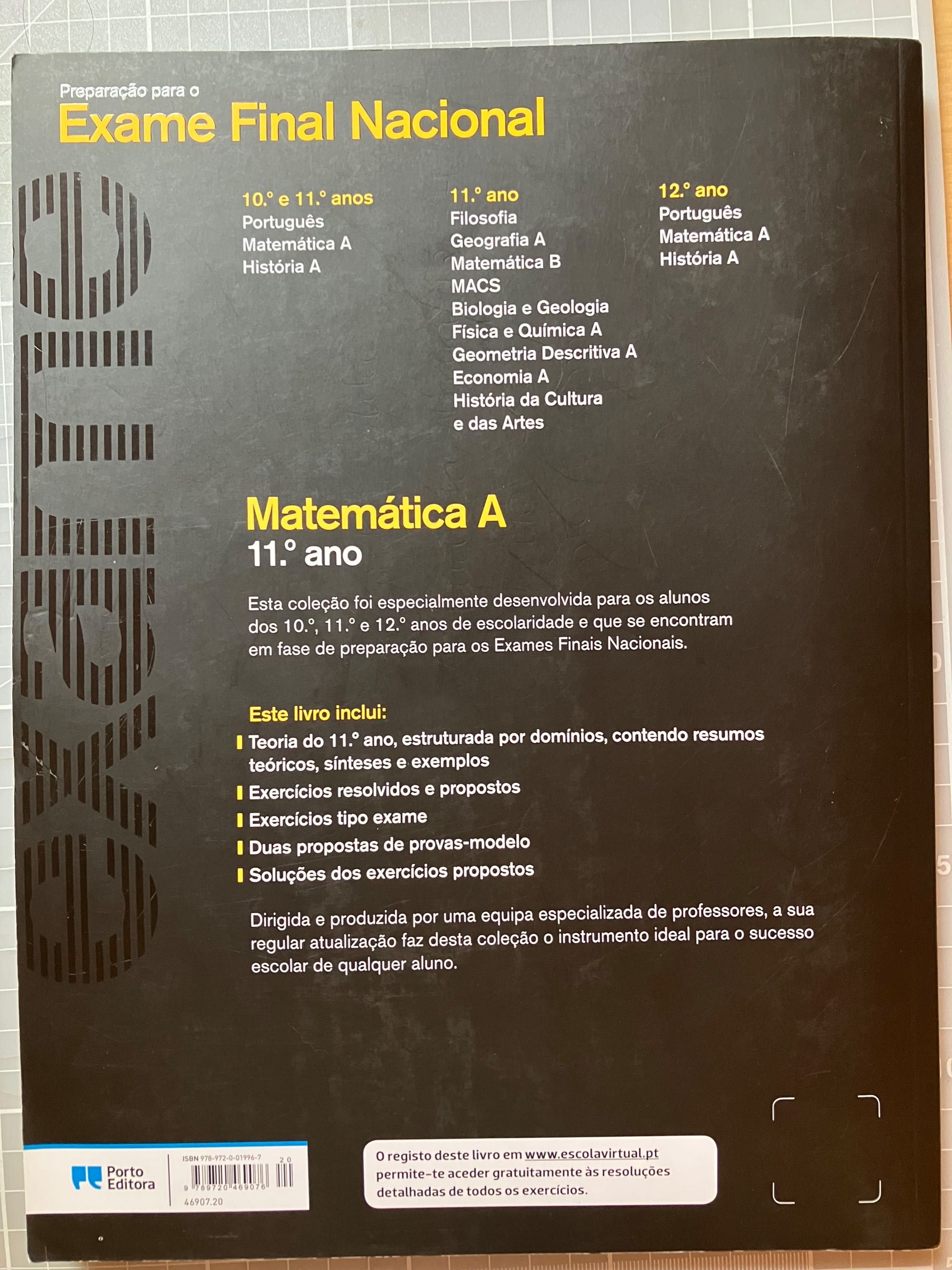 Preparação para o Exame Final Nacional de Matemática A 11.º Ano