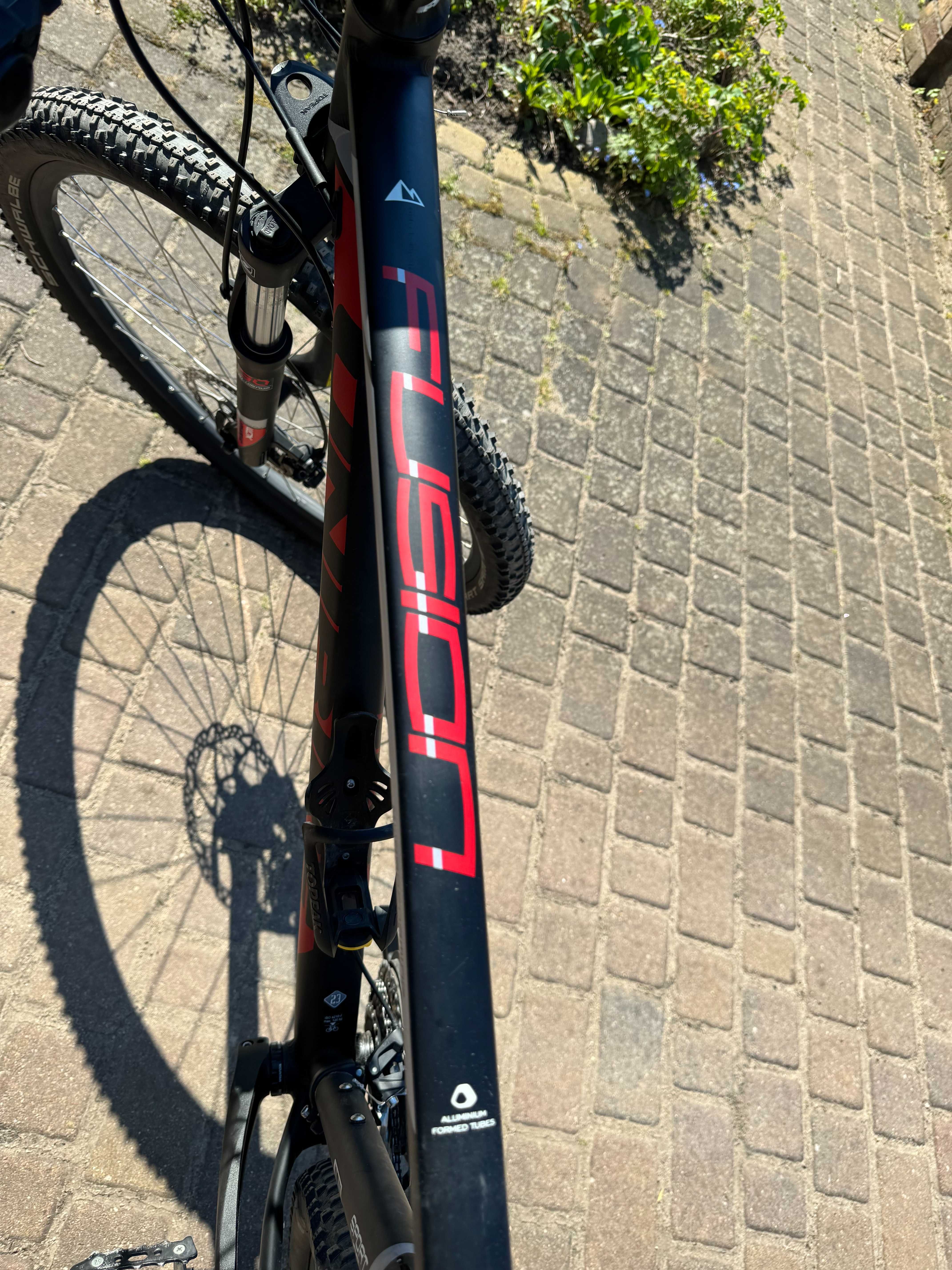 Rower górski Unibike Fusion 29 2020-czarno-czerwony-23"