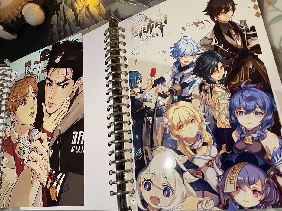 Блокноти по улюбленим аніме