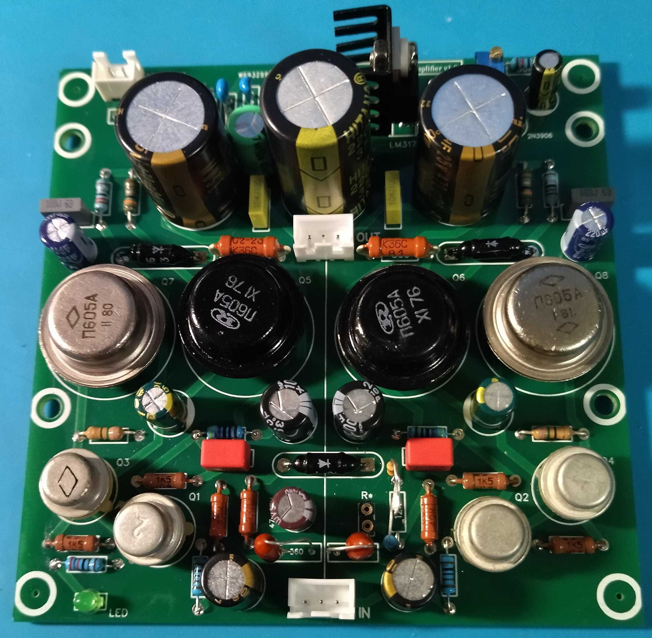 Усилитель для наушников Беслика на винтажных транзисторах МП38 П605